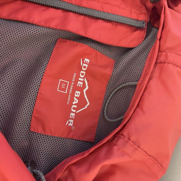 Eddie Bauer Jacket Womens Medium Waterproof Hooded Rain Coat Outdoors - Picture 6 of 7